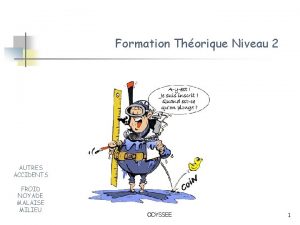 Formation Thorique Niveau 2 AUTRES ACCIDENTS FROID NOYADE