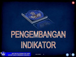 MATERI PELATIHAN KTSP 2009 DEPARTEMEN PENDIDIKAN NASIONAL HALAMAN