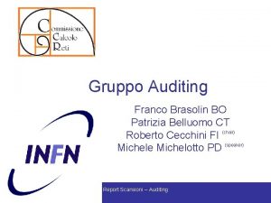 Gruppo Auditing Franco Brasolin BO Patrizia Belluomo CT