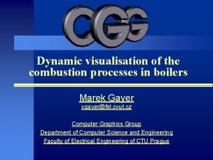 Dynamic visualisation of the combustion processes in boilers