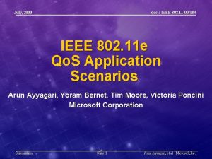 July 2000 doc IEEE 802 11 00184 IEEE