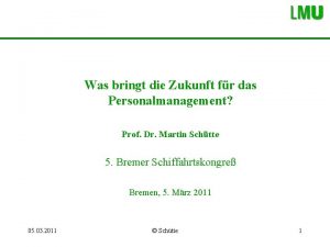 Was bringt die Zukunft fr das Personalmanagement Prof