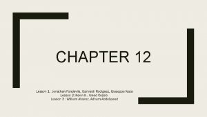 Chapter 12 lesson 1 jacksonian democracy