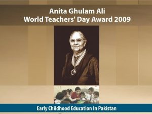 Anita Ghulam Ali Teachers Award 2009 Promoting Early