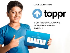 COME WORK WITH INDIAS LEADING ADAPTIVE LEARNING PLATFORM