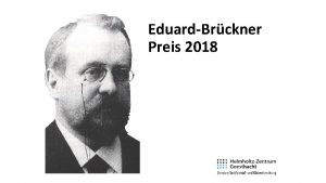 EduardBrckner Preis 2018 Die Klimaforschung hat eine lange