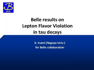 Belle results on Lepton Flavor Violation in tau