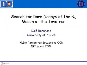 Search for Rare Decays of the BS Meson