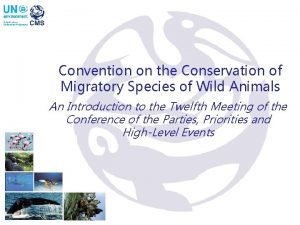 Convention on the Conservation of Migratory Species of