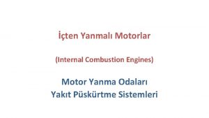 M K B S M ten Yanmal Motorlar