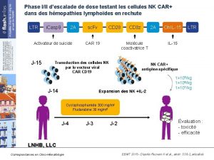 Phase III descalade de dose testant les cellules