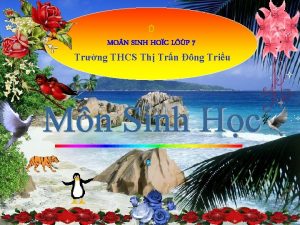 MO N SINH HOC LP 7 Trng THCS