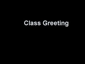 Class Greeting Medians and Altitudes 5 3 Medians
