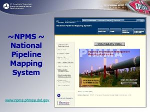 U S Department of Transportation Pipeline and Hazardous