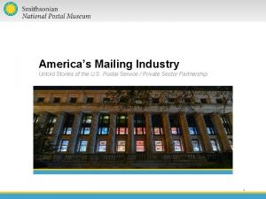 Americas Mailing Industry Untold Stories of the U