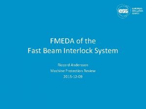 FMEDA of the Fast Beam Interlock System Riccard