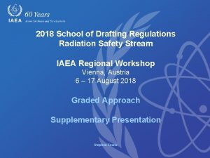2018 School of Drafting Regulations Radiation Safety Stream