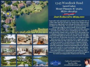 1345 Woodlock Road Laurel Lakes Mount Pleasant SC