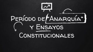 Perodo de Anarqua y Ensayos Constitucionales Objetivo OA