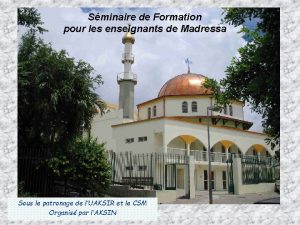 Sminaire de Formation pour les enseignants de Madressa