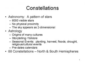 Constellations Astronomy A pattern of stars 6000 visible