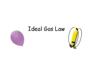 Ideal Gas Law Describing a sample of a
