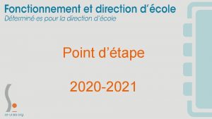 Point dtape 2020 2021 Rentre 2020 Indemnit exceptionnelle