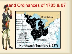 Northwest ordinance of 1787