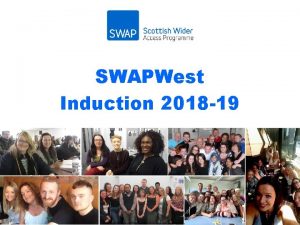 SWAPWest Induction 2018 19 Welcome Pack 1 Registration