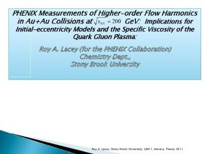 PHENIX Measurements of Higherorder Flow Harmonics in AuAu