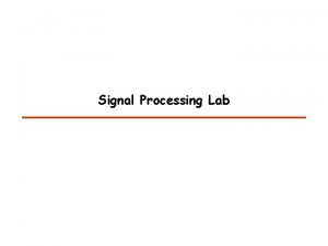 Signal Processing Lab Transcription factor binding to LINE1