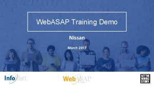 Web ASAP Training Demo Nissan March 2017 Web