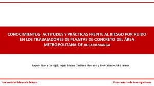 CONOCIMIENTOS ACTITUDES Y PRCTICAS FRENTE AL RIESGO POR