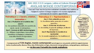 BAC 2022 E D S Langues Lettres et