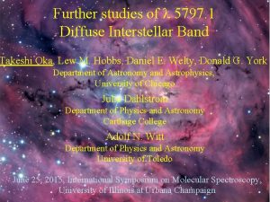 Further studies of 5797 1 Diffuse Interstellar Band