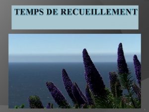 TEMPS DE RECUEILLEMENT 1 ASSEMBLES POUR CHRIST ACTIONS