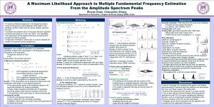 A Maximum Likelihood Approach to Multiple Fundamental Frequency