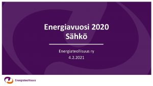 Energiavuosi 2021