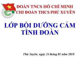 ON TNCS H CH MINH CHI ON THCS