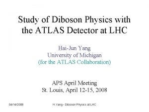 Study of Diboson Physics with the ATLAS Detector