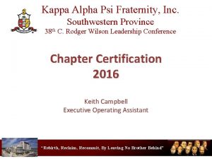 Kappa Alpha Psi Fraternity Inc Southwestern Province 38