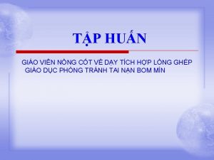 TP HUN GIO VIN NNG CT V DY