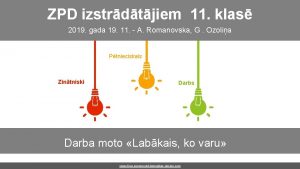 ZPD izstrdtjiem 11 klas 2019 gada 19 11