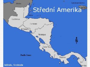 Stedn Amerika Jelnek Svoboda Stedn Amerika geograficky je