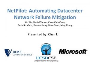 Net Pilot Automating Datacenter Network Failure Mitigation Xin