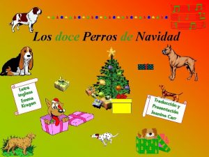 Los doce Perros de Navidad Letrasa ingle a