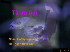 T o tm Nhac Hong Nguyn H Thanh