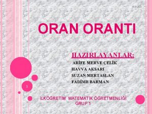 10 9 2021 ORANTI HAZIRLAYANLAR ARFE MERVE ELK