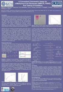 A Convenient Colorimetric Assay for MethylacylCo A Racemase