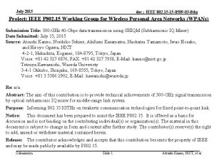 July 2015 doc IEEE 802 15 15 0509